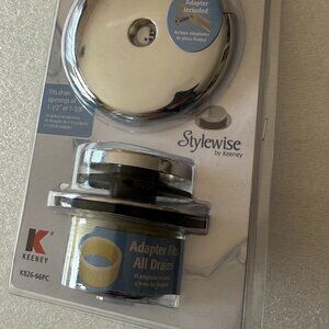 Keeney  Foot Lock Stop Trim Kit for Tubs.  Fits drain openings 1 1/2"  or 1 3/8"